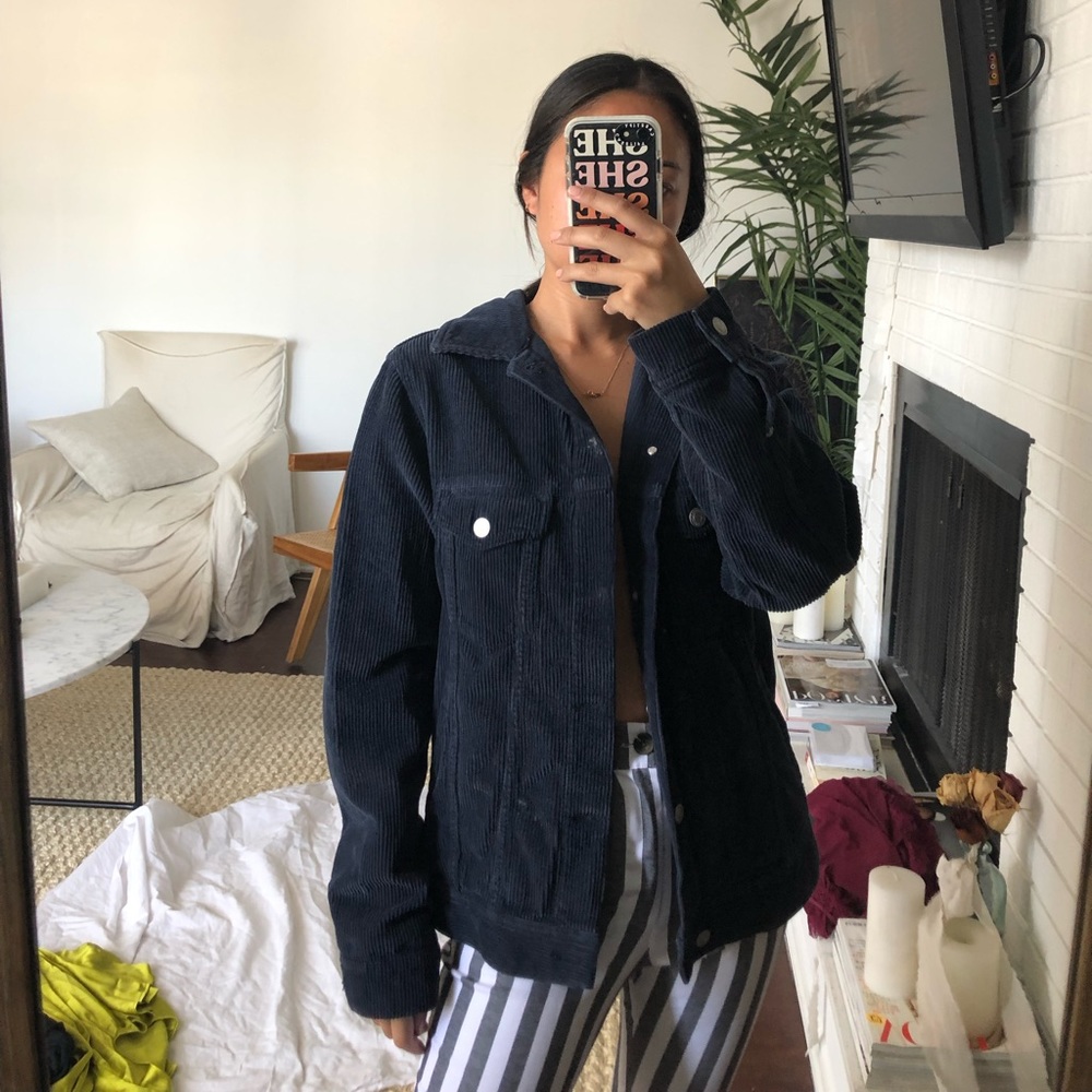 THE CORDS & CO. Navy corduroy jacket